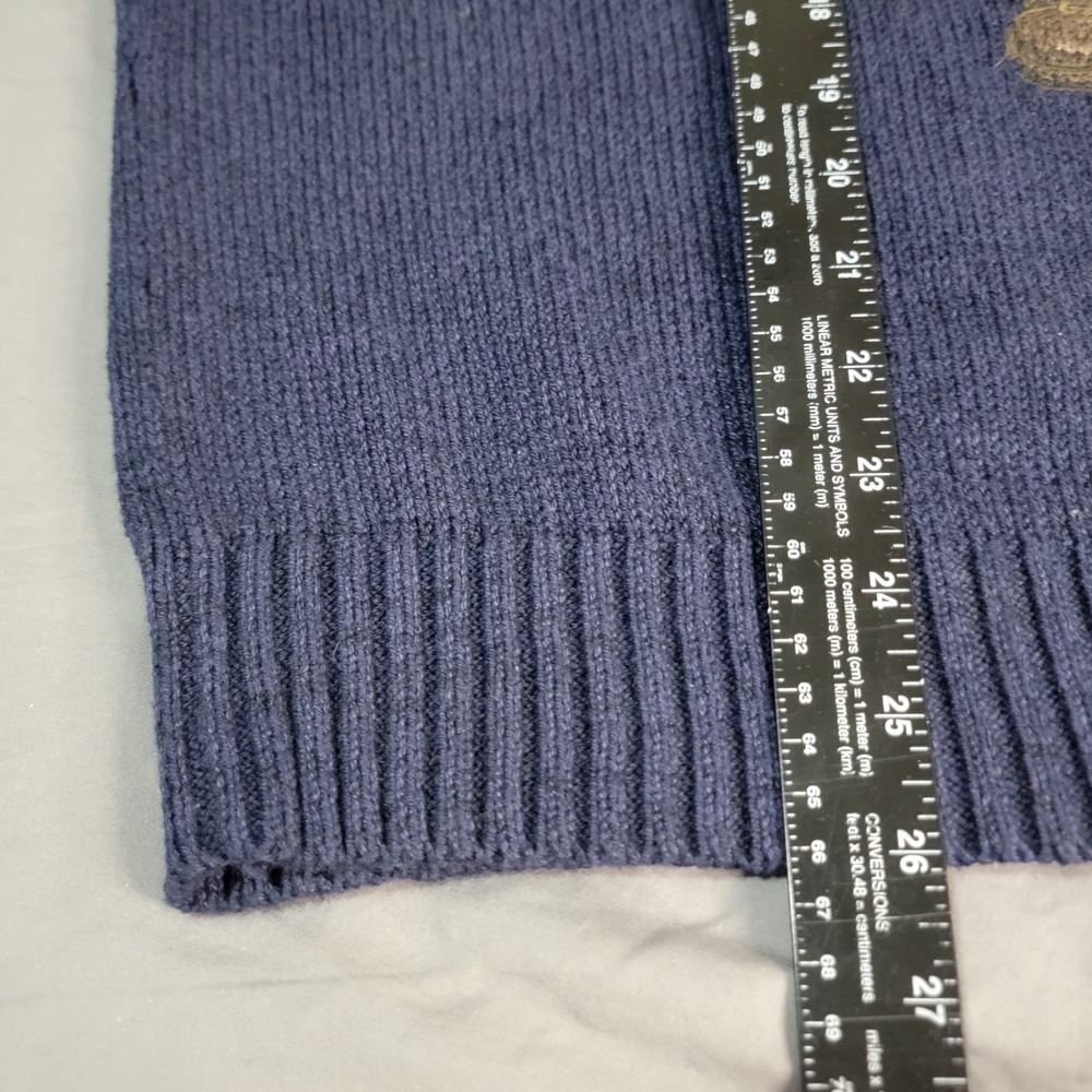 Polo Ralph Lauren Polo Bear Sweater Men's Large Blue Crew Neck Long Sleeve - Picture 4 of 11